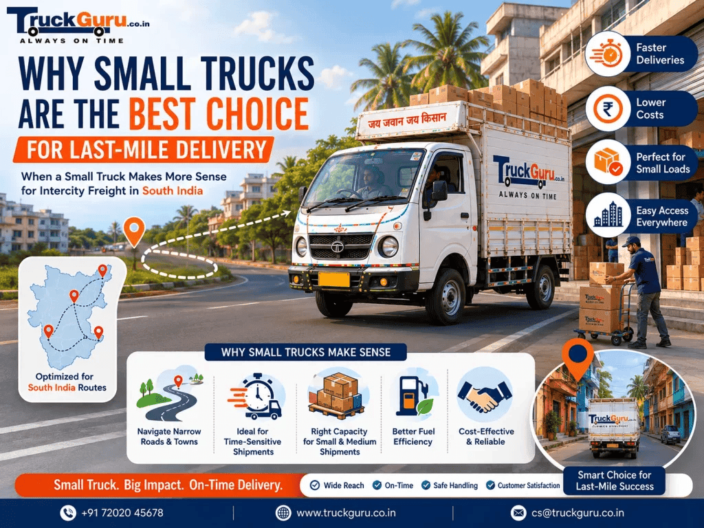 Why Are Small Trucks the Best Choice for Last-Mile Delivery?