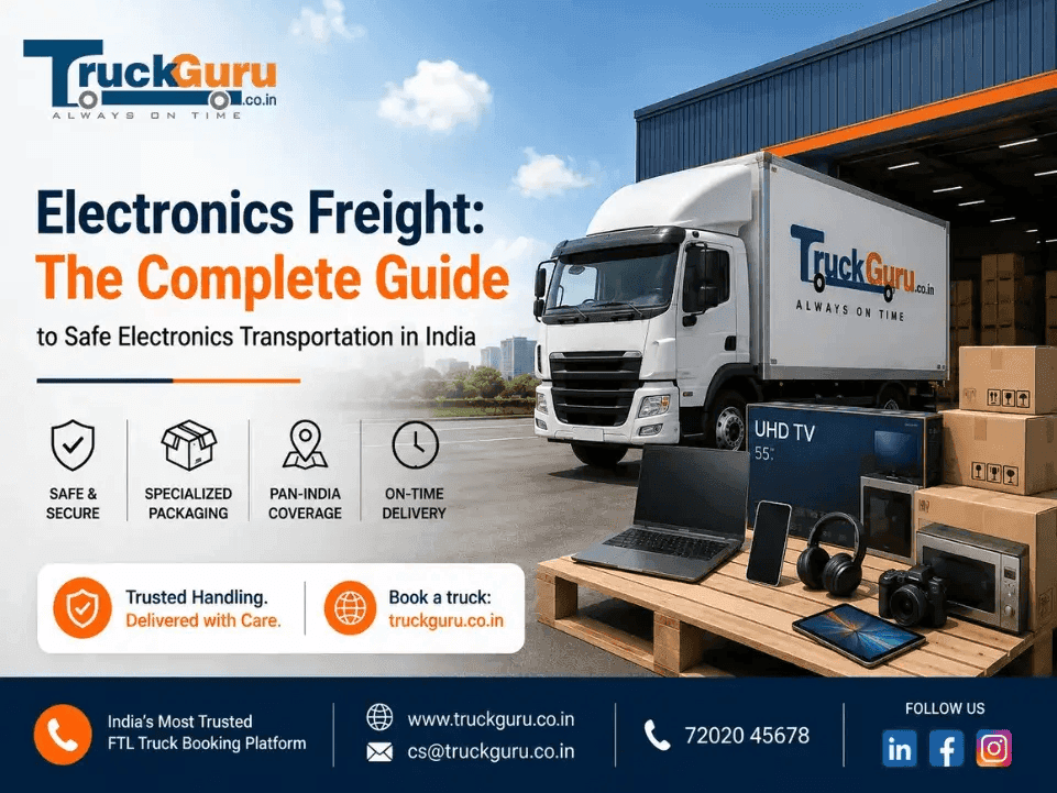 Electronics Freight: The Complete Guide to Safe Electronics Transportation in India