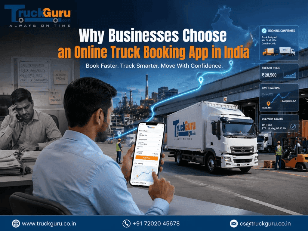 Why Businesses Choose an Online Truck Booking App in India